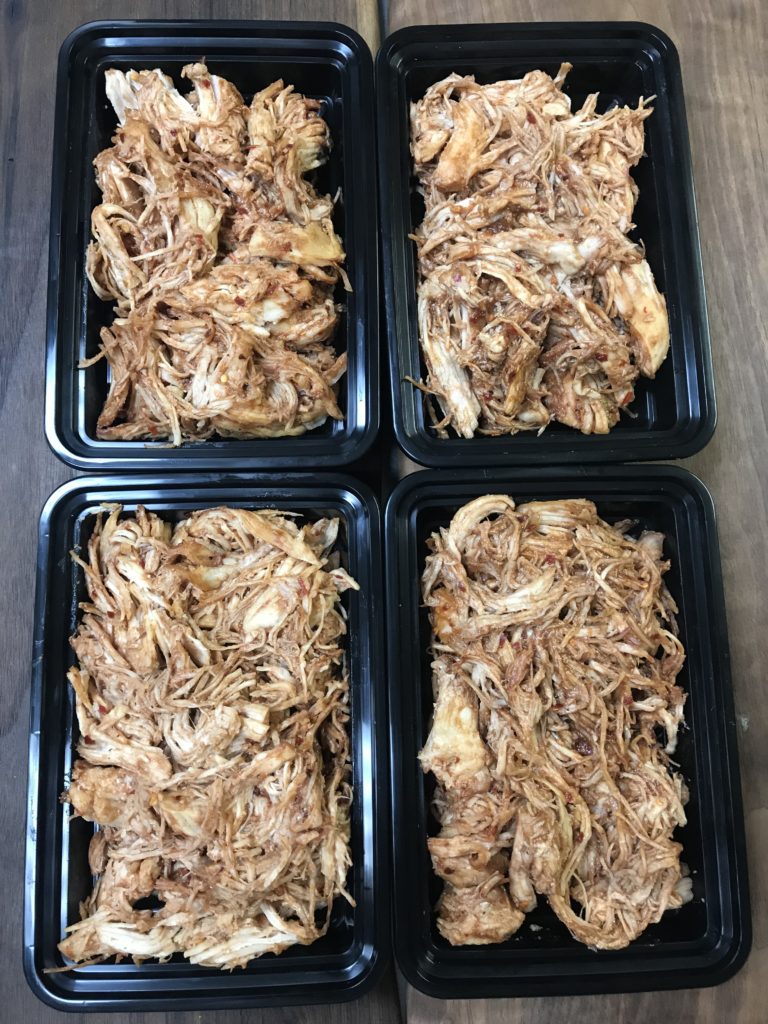 Bulk Shredded BBQ Chicken