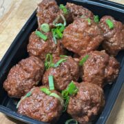 asian bbq meatballs