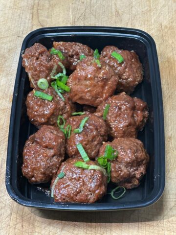 asian bbq meatballs - 6