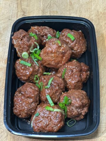 asian bbq meatballs - 5