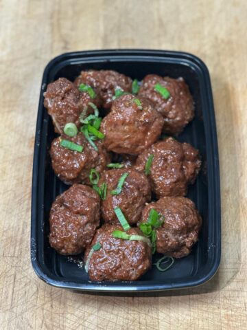 asian bbq meatballs - 4