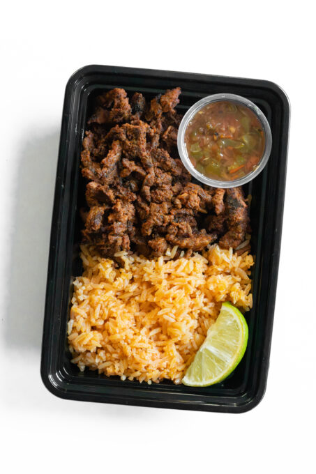 Steak Al Pastor with Spanish Rice