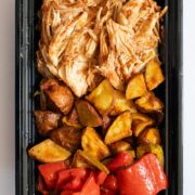 Shredded BBQ Chicken Plate