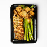 Lemon Garlic Salmon Plate